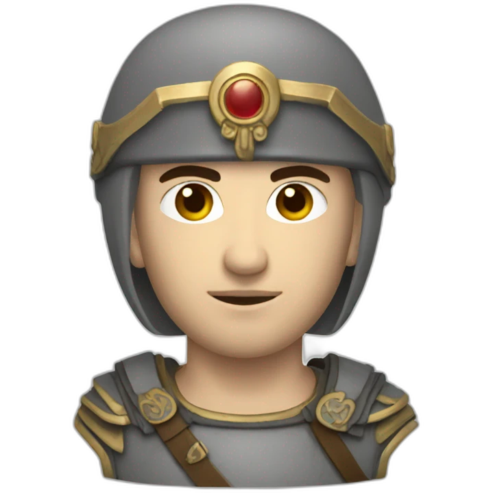 byzantine soldier with white skin emoji