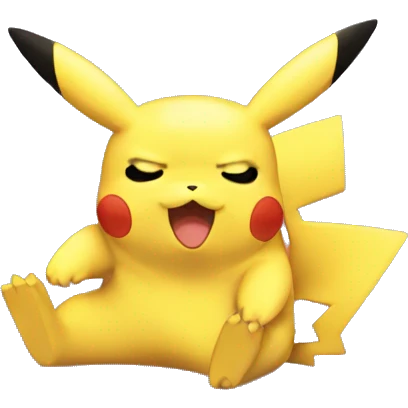 Pikachu durmiendo  emoji