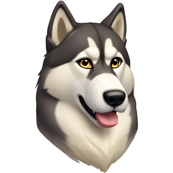 Husky beige dorée  emoji