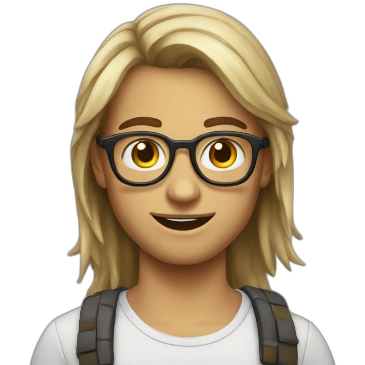 nerd whit no theeth emoji