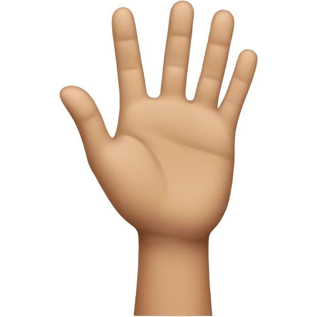 up hand emoji