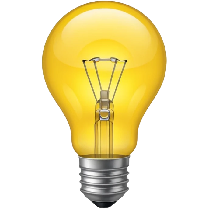 a lightbulb where you can't see the internals emoji