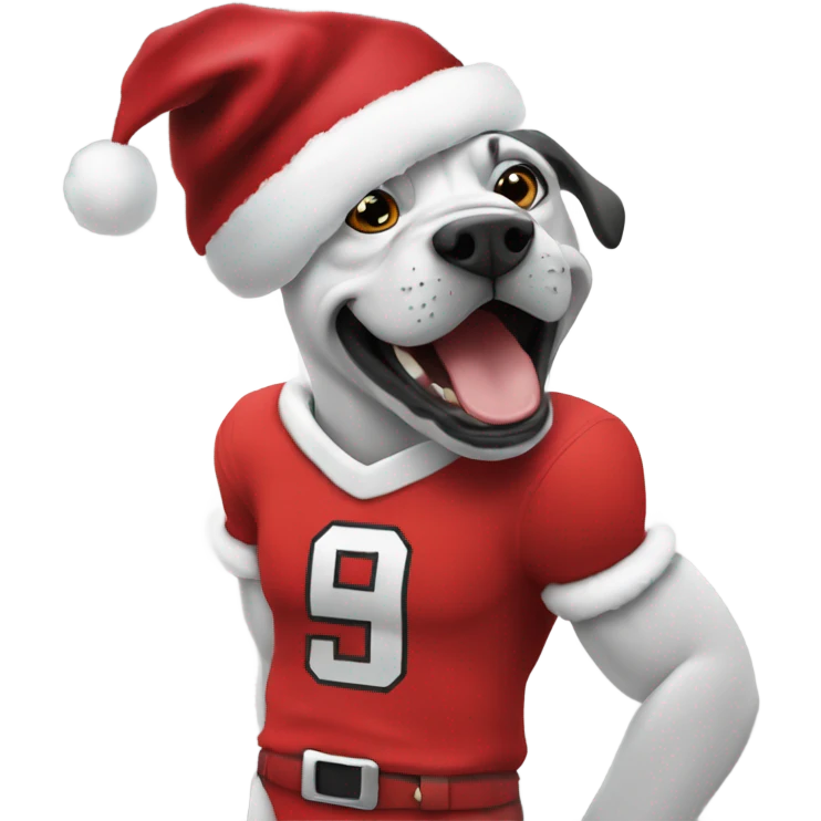 Merry Christmas Georgia dawgs emoji