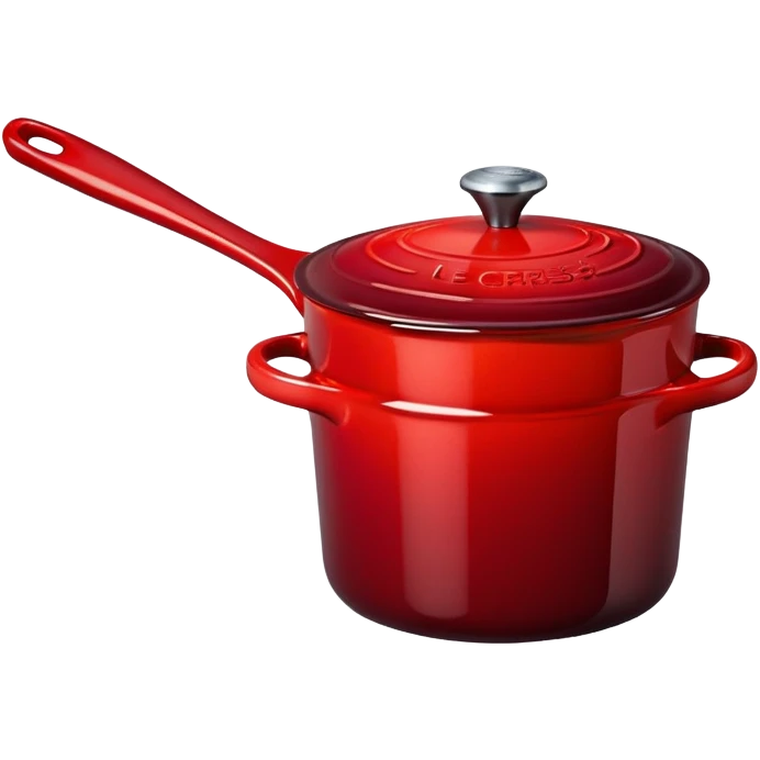 dark red le creuset emoji