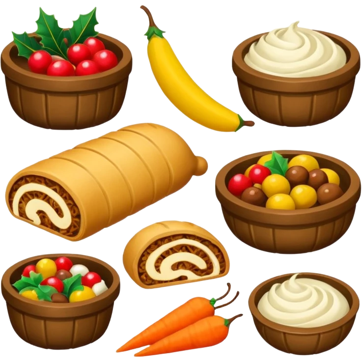 romanian christmas food emoji