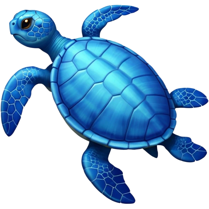 a blue turtle emoji