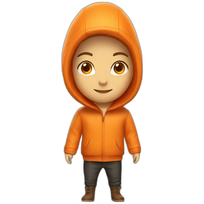 orange designer outer emoji