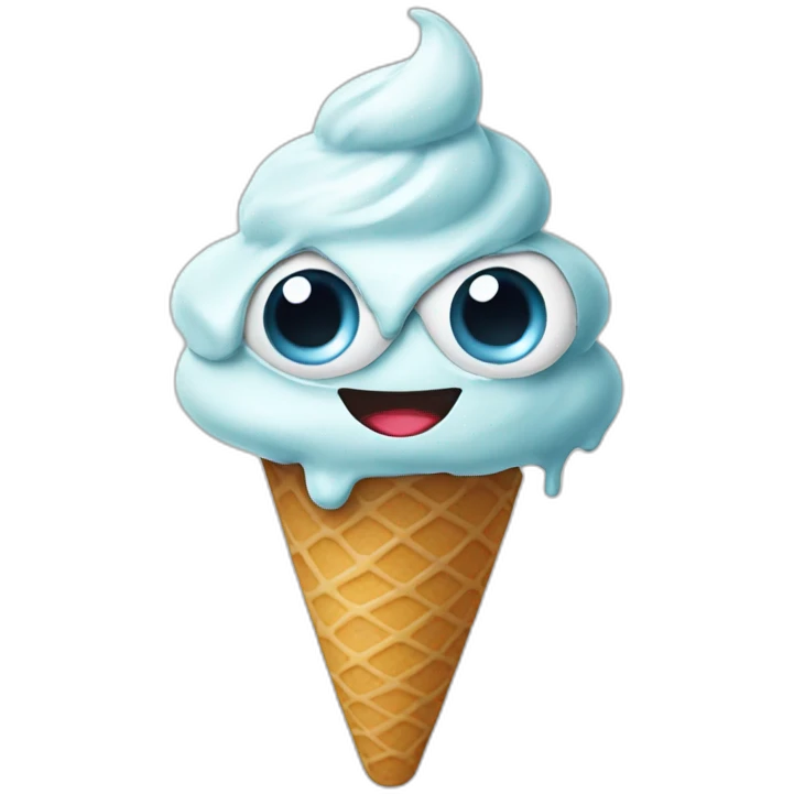 ice-cream-with-eye emoji