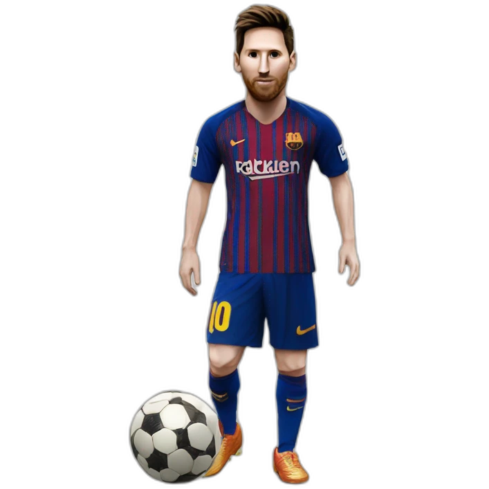 messi with 8 ballon d'or emoji