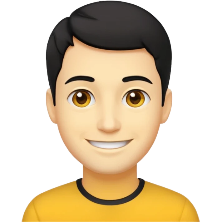 yellow man emoji