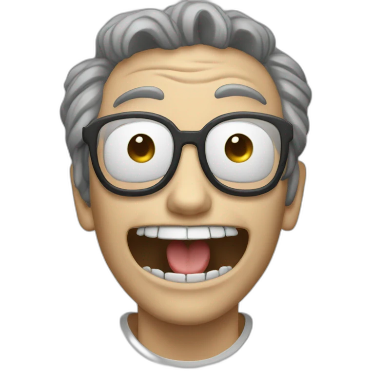 Mort de rire emoji