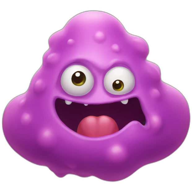 Blob monster emoji