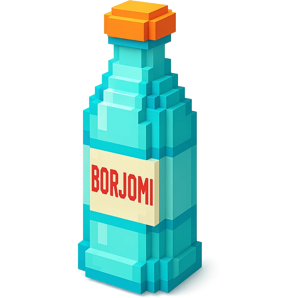 бутылка боржоми, no background emoji