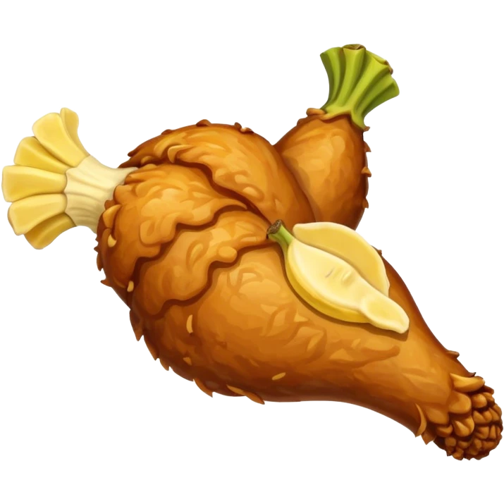 Chicken-banana emoji