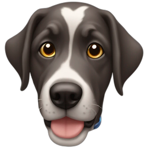 Perro-hola emoji