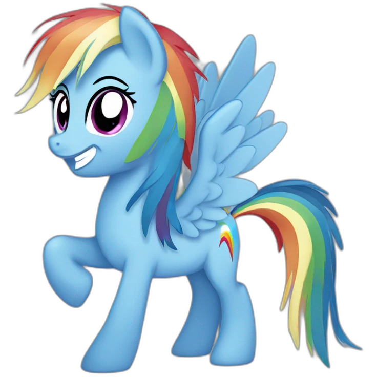 Rainbow dash emoji