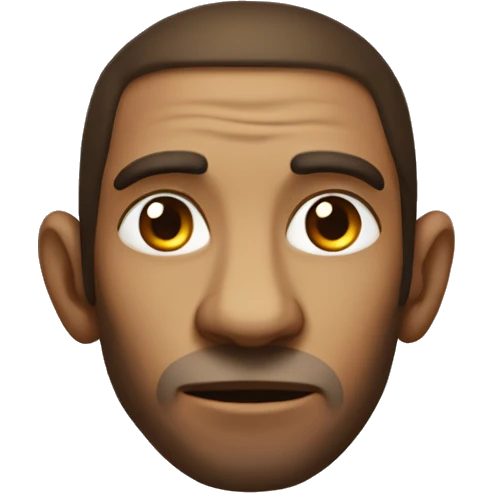 Homme préhistorique ressemblant à un singe emoji