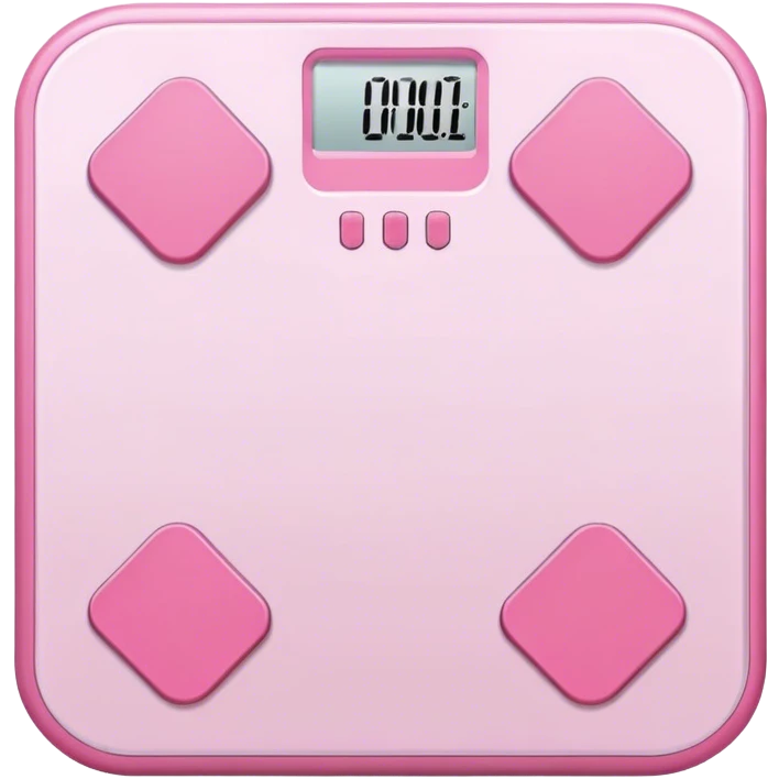 Pink body weight scale  emoji