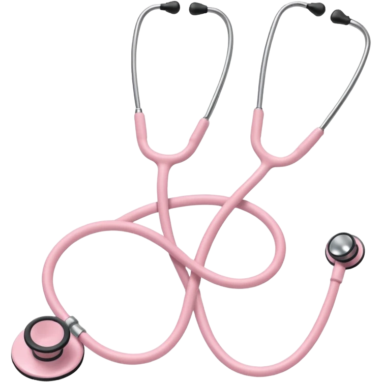 pale pink stethoscope emoji