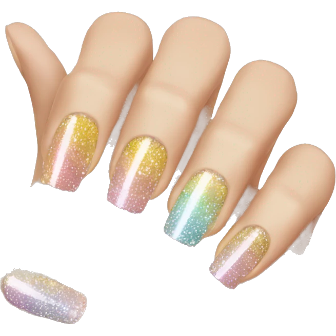 Sparkly nails  emoji
