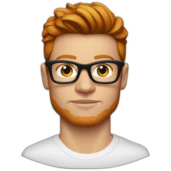canelo alvarez with dark rimmed glasses emoji