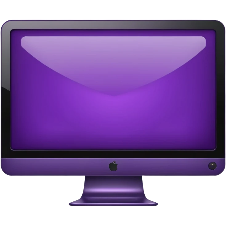 dark purple wide monitor emoji