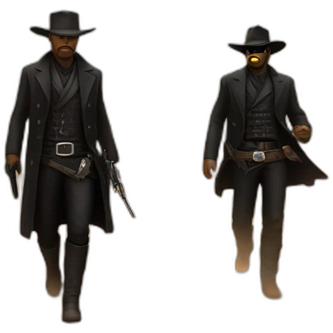 the man in black fled across the desert and the gunslinger followed emoji