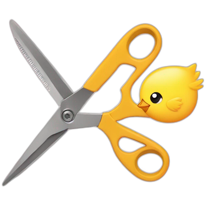 chicks scissors emoji