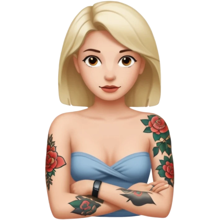 Women that was Shirtless emoji
