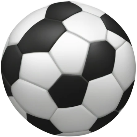 Giant bouncy ball soccer ball emoji