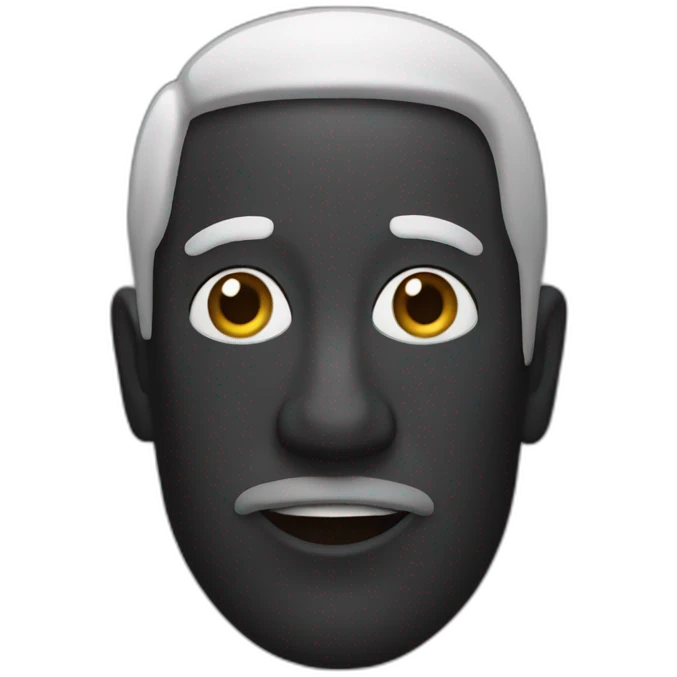 Full black Coker spagniel  emoji