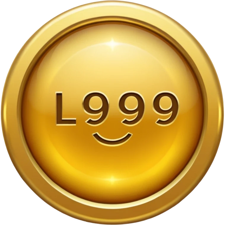  level 99 icon with text emoji