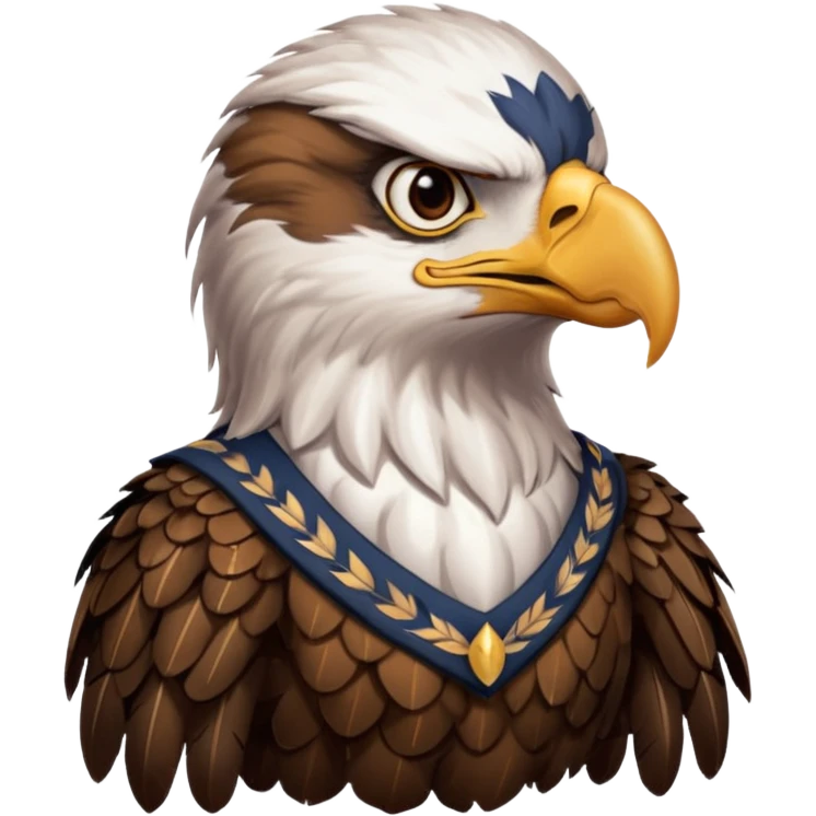 eagle with shirt emoji