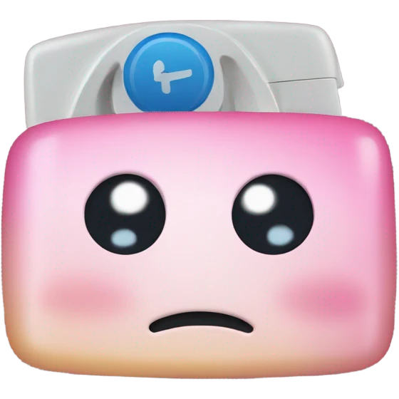 Blushed smiley face holding phone and feet at back emoji