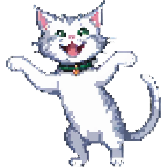 cat pointing and laughing emoji