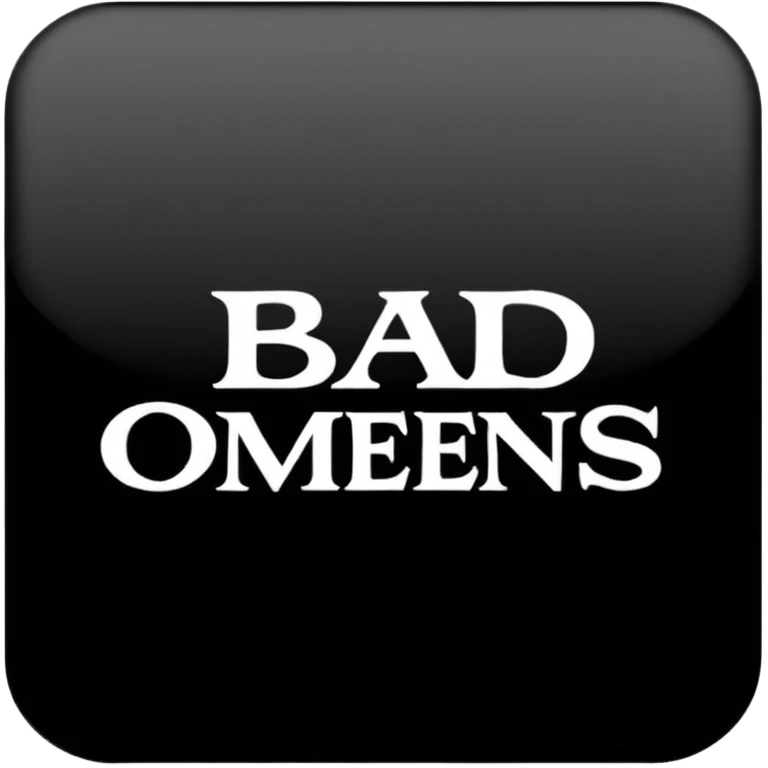Bad Omens TEXT LOGO emoji