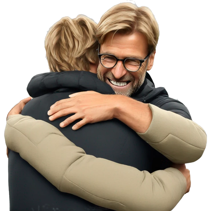 jurgen Klopp hug emoji