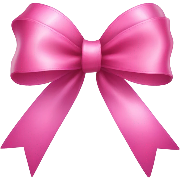 pink bow emoji