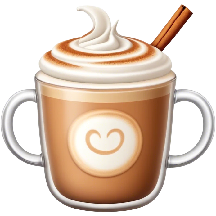 Cinnamon latte emoji