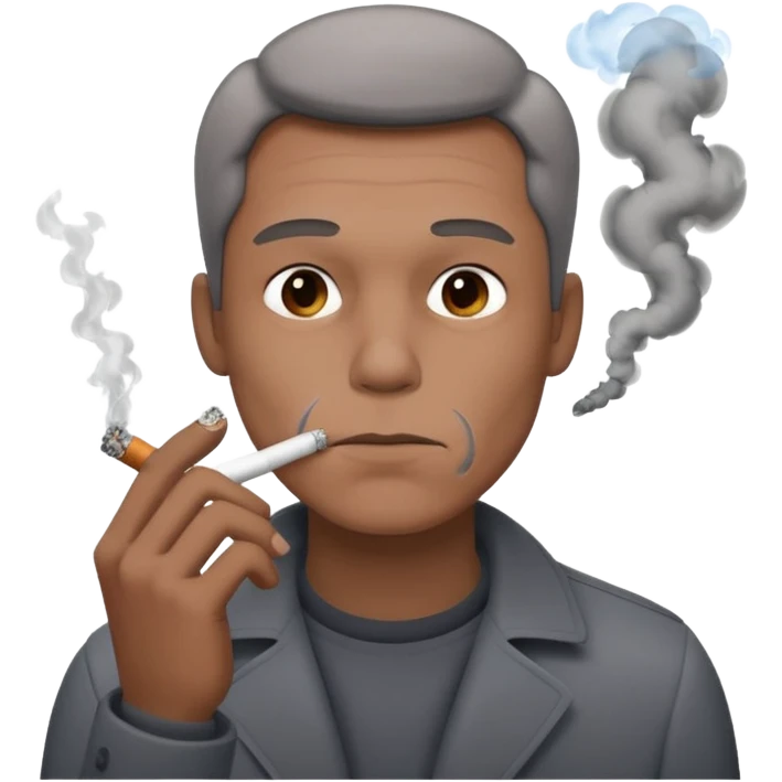 Smoking man emoji