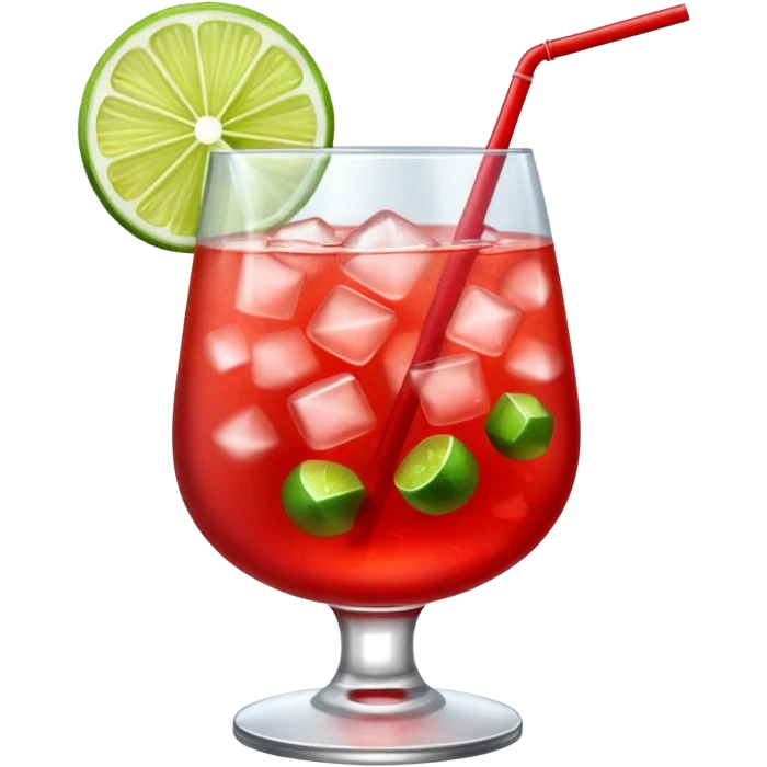 cocktail red emoji