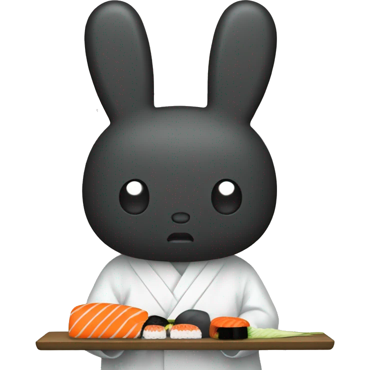 miffy eating sushi emoji