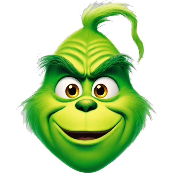 The grinch emoji