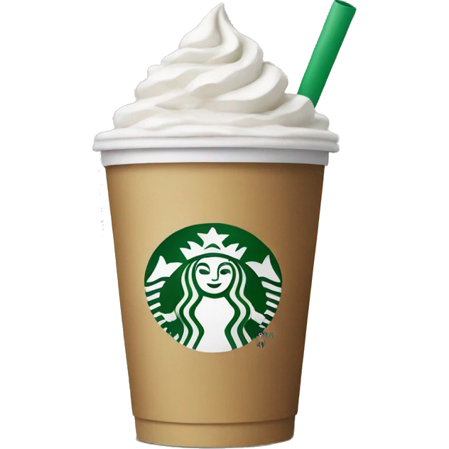 Starbucks cup emoji