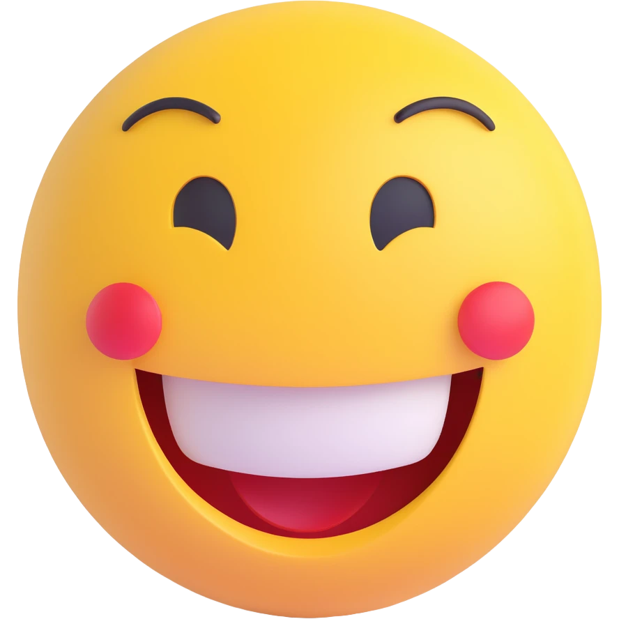 smiling happy face emoji