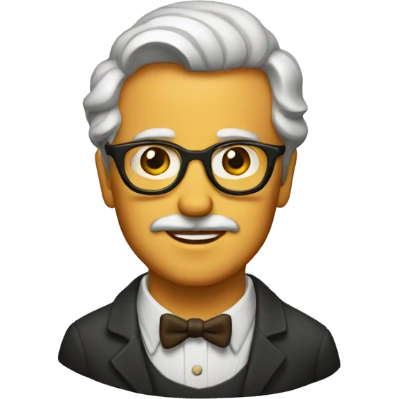 Old fashioned emoji