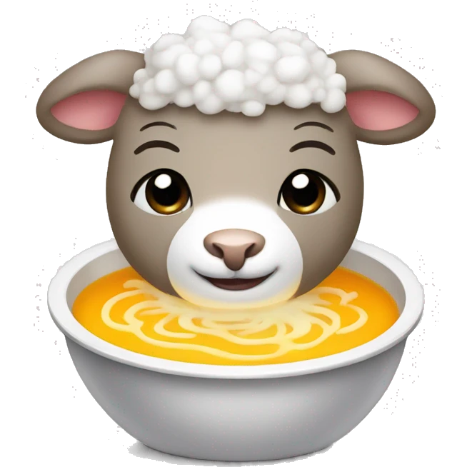Soup lamb emoji