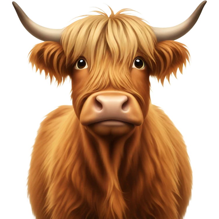 Highland cow emoji