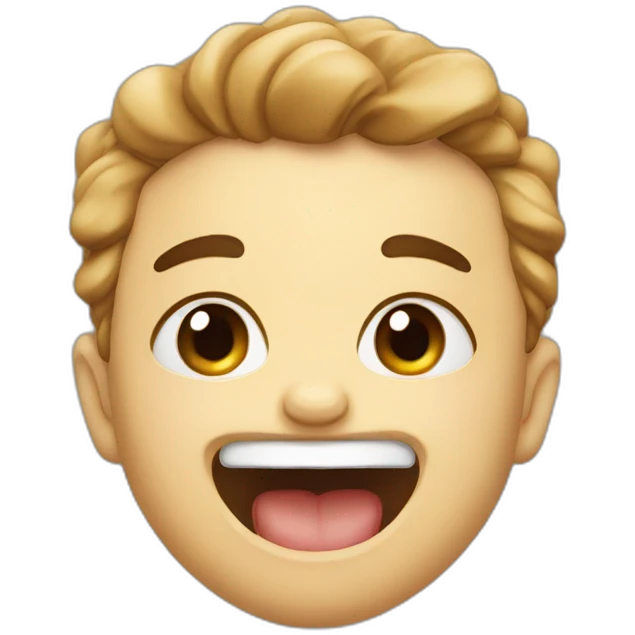 cute bite cheeks emoji
