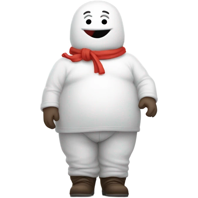 gros bonhomme encaleçon emoji